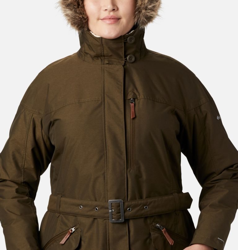 Women's Columbia Carson Pass II Jackets Dark Brown | Plus Size CA-F4830